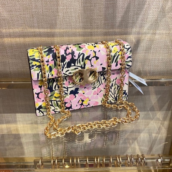 Tory Burch Handbags - Tory Burch Gemini Link Chain Two Way Bag